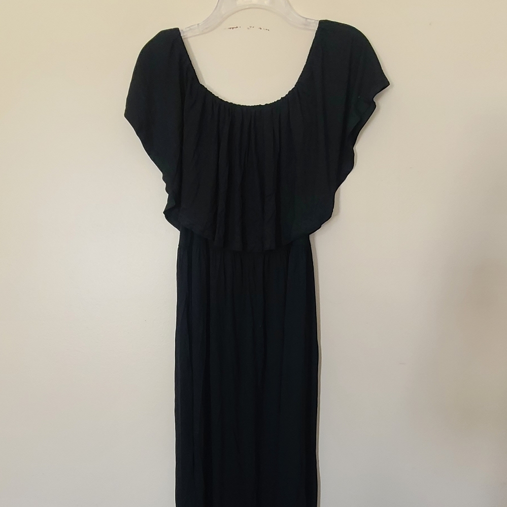 Woman's Long Off the Shoulder Dress